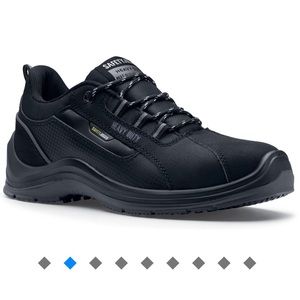 New Men’s 10 Black Steel Toe Slip Resistant Safety Jogger Heavy Duty shoes